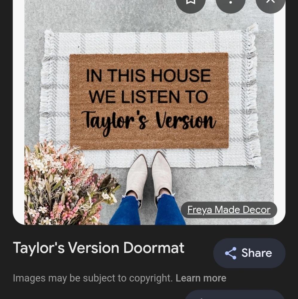 Brown Doormat - Taylor's Version